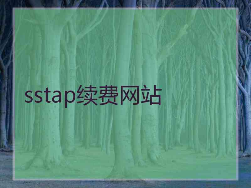 sstap续费网站