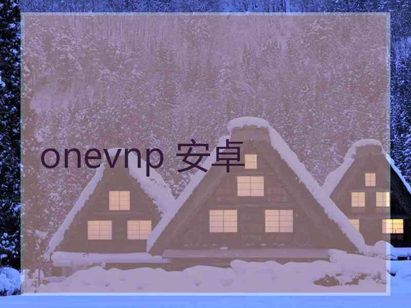 onevnp 安卓