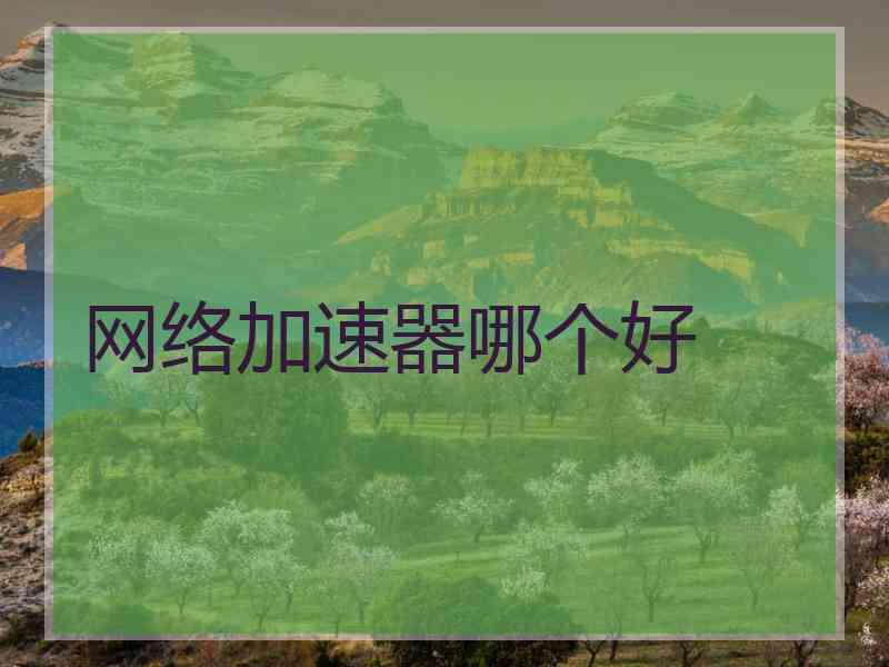 网络加速器哪个好