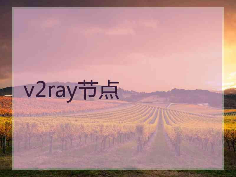v2ray节点